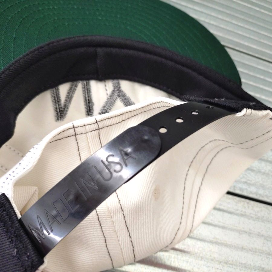 COOPERSTOWN BALL CAP / N.Y.(NEWYORK) / 2-TONE BASEBALL CAP / STITCH / WHITE×BLACK / ORGINAL S / SNAP / EXCLUSIVE / MADE IN USA