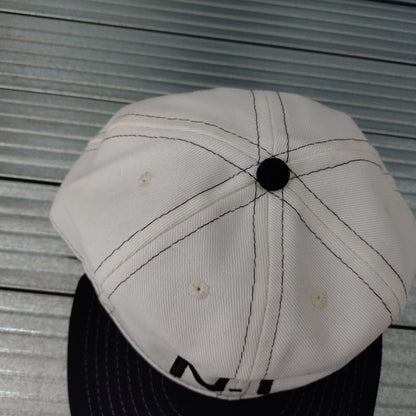 COOPERSTOWN BALL CAP / N.Y.(NEWYORK) / 2-TONE BASEBALL CAP / STITCH / WHITE×BLACK / ORGINAL S / SNAP / EXCLUSIVE / MADE IN USA