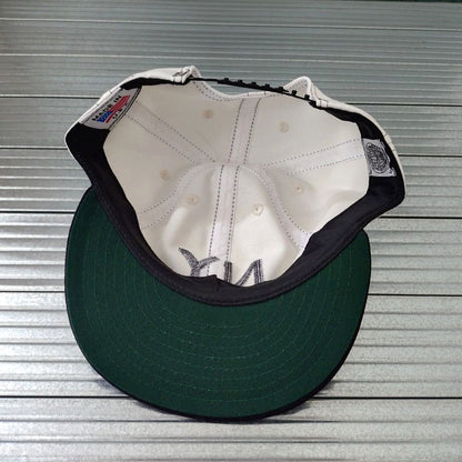 COOPERSTOWN BALL CAP / N.Y.(NEWYORK) / 2-TONE BASEBALL CAP / STITCH / WHITE×BLACK / ORGINAL S / SNAP / EXCLUSIVE / MADE IN USA