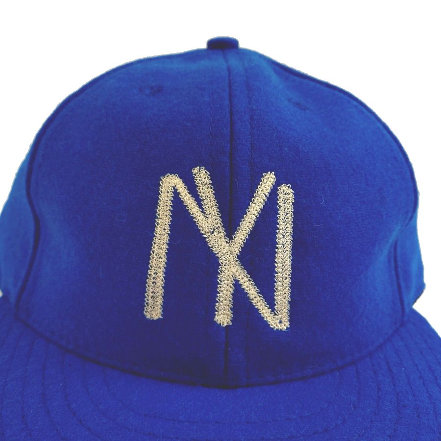 COOPERSTOWN BALL CAP / 1935 NEWYORK BLACK YANKEES(CHAIN-STICH) / WOOL NYLON / LEATHER STRAP / 2 COLOR / MADE IN USA