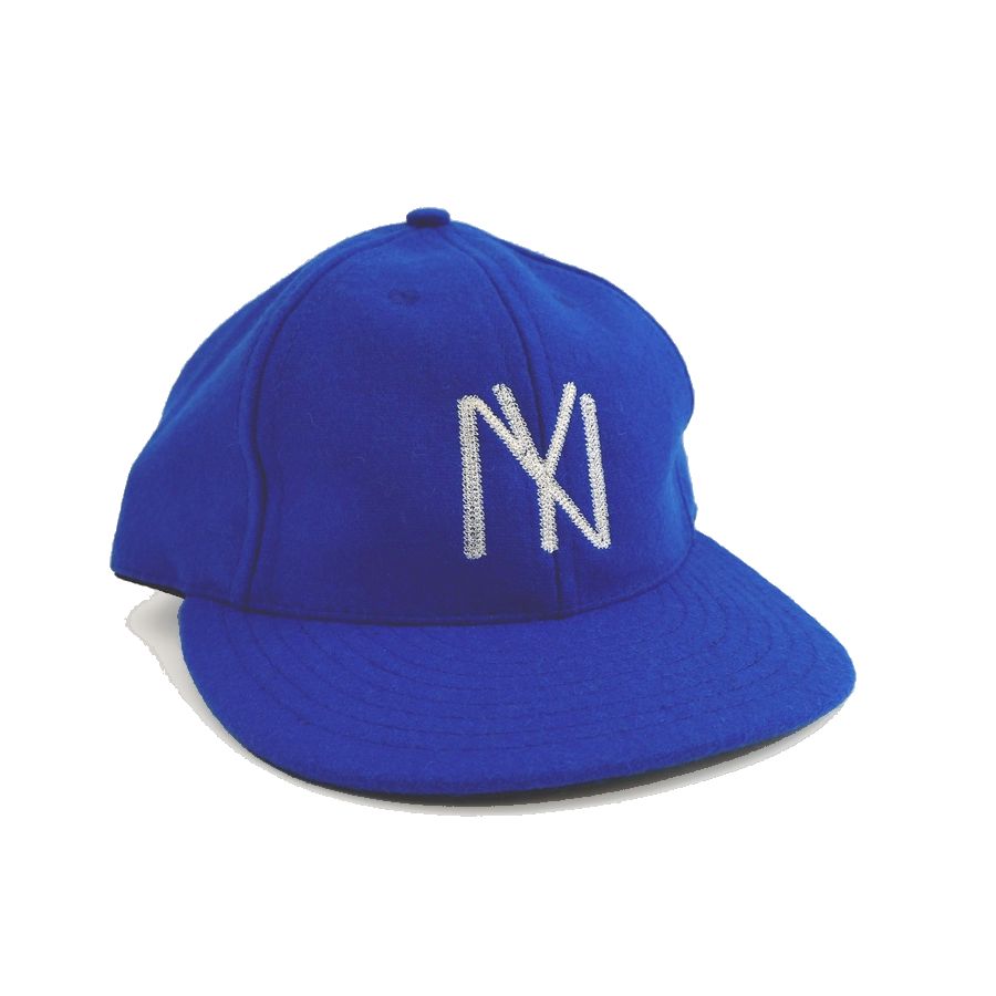 COOPERSTOWN BALL CAP / 1935 NEWYORK BLACK YANKEES(CHAIN-STICH) / WOOL NYLON / LEATHER STRAP / 2 COLOR / MADE IN USA