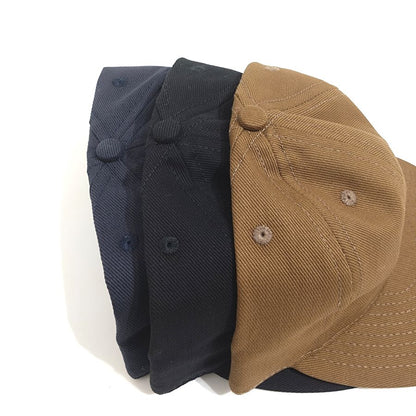 COOPERSTOWN BALL CAP / SOLID / BRUSHED COTTON TWILL / SOFT VISOR / SNAP / 3COLOR / SPECIAL ORDER / MADE IN USA