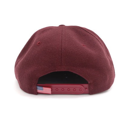 COOPERSTOWN BALL CAP / 1935 NEWYORK BLACK YANKEES / 30mm LOGO / WOOL SAGE / MAROON  / MADE IN USA