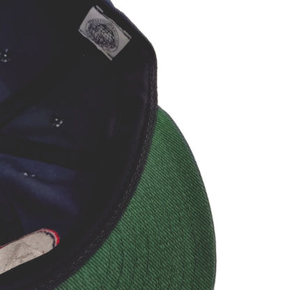 COOPERSTOWN BALL CAP / USMC / BEEFY BRUSHED BULL DENIM CAP / NAVY/ 12OZ / MADE IN USA