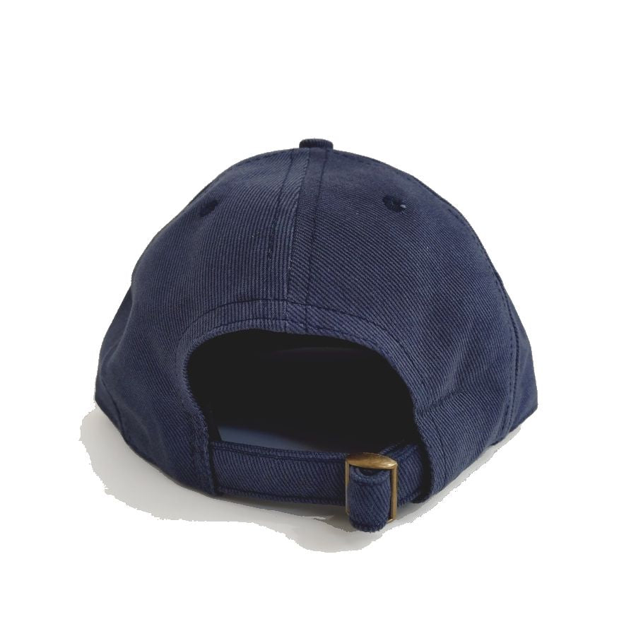 COOPERSTOWN BALL CAP / USMC / BEEFY BRUSHED BULL DENIM CAP / NAVY/ 12OZ / MADE IN USA