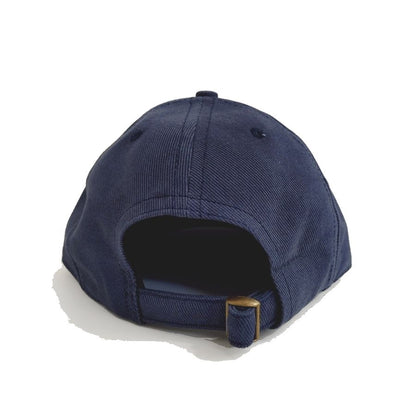 COOPERSTOWN BALL CAP / USMC / BEEFY BRUSHED BULL DENIM CAP / NAVY/ 12OZ / MADE IN USA