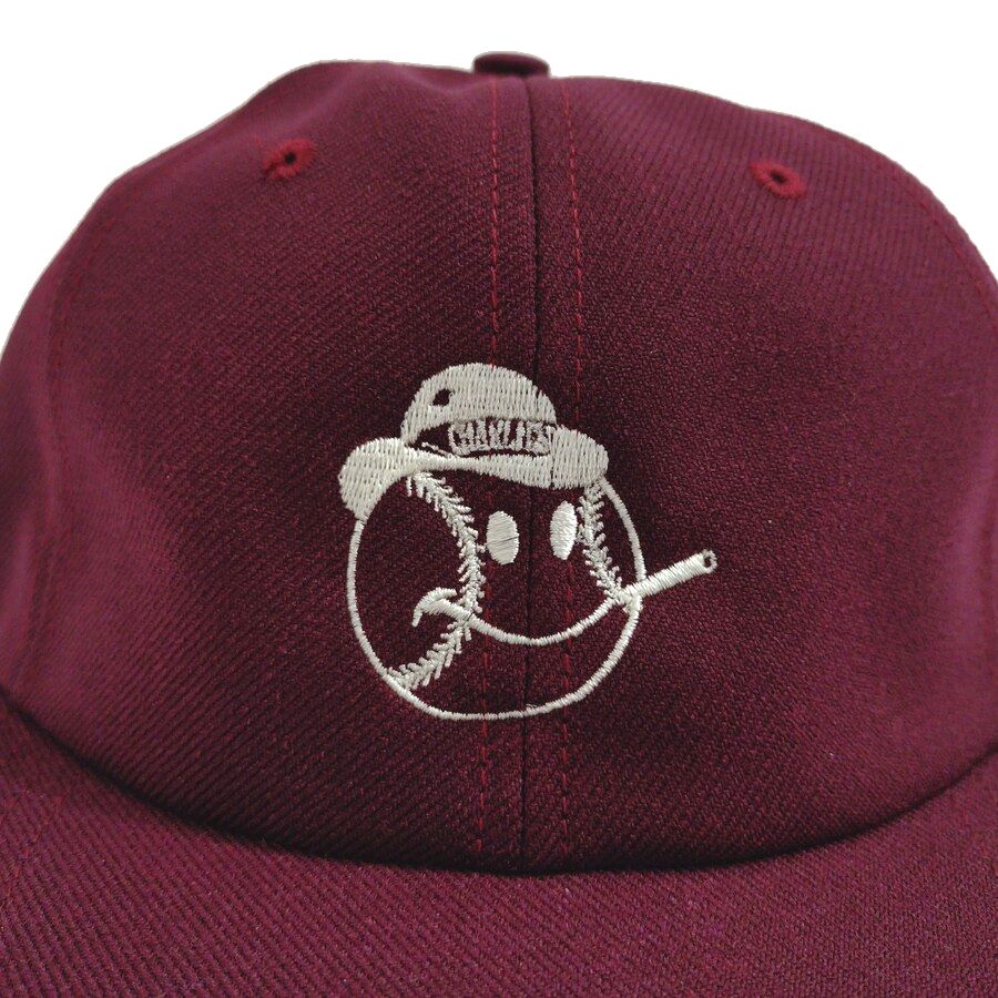 COOPERSTOWN BALL CAP / 1971 CHARLESTONE CHARLIES PRIMARY / WOOL SAGE / BLACK , MAROON / SNAP / EXCLUSIVE / MADE IN USA