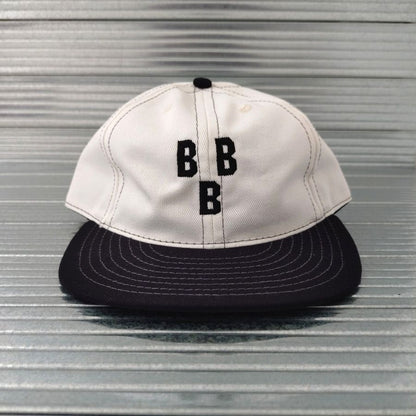 COOPERSTOWN BALL CAP / 1948 BIRMINGHAM BLACK BARONS / 2-TONE BASEBALL CAP / STITCH / WHITE×BLACK / ORGINAL S / SNAP / EXCLUSIVE / MADE IN USA