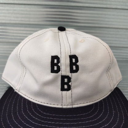 COOPERSTOWN BALL CAP / 1948 BIRMINGHAM BLACK BARONS / 2-TONE BASEBALL CAP / STITCH / WHITE×BLACK / ORGINAL S / SNAP / EXCLUSIVE / MADE IN USA