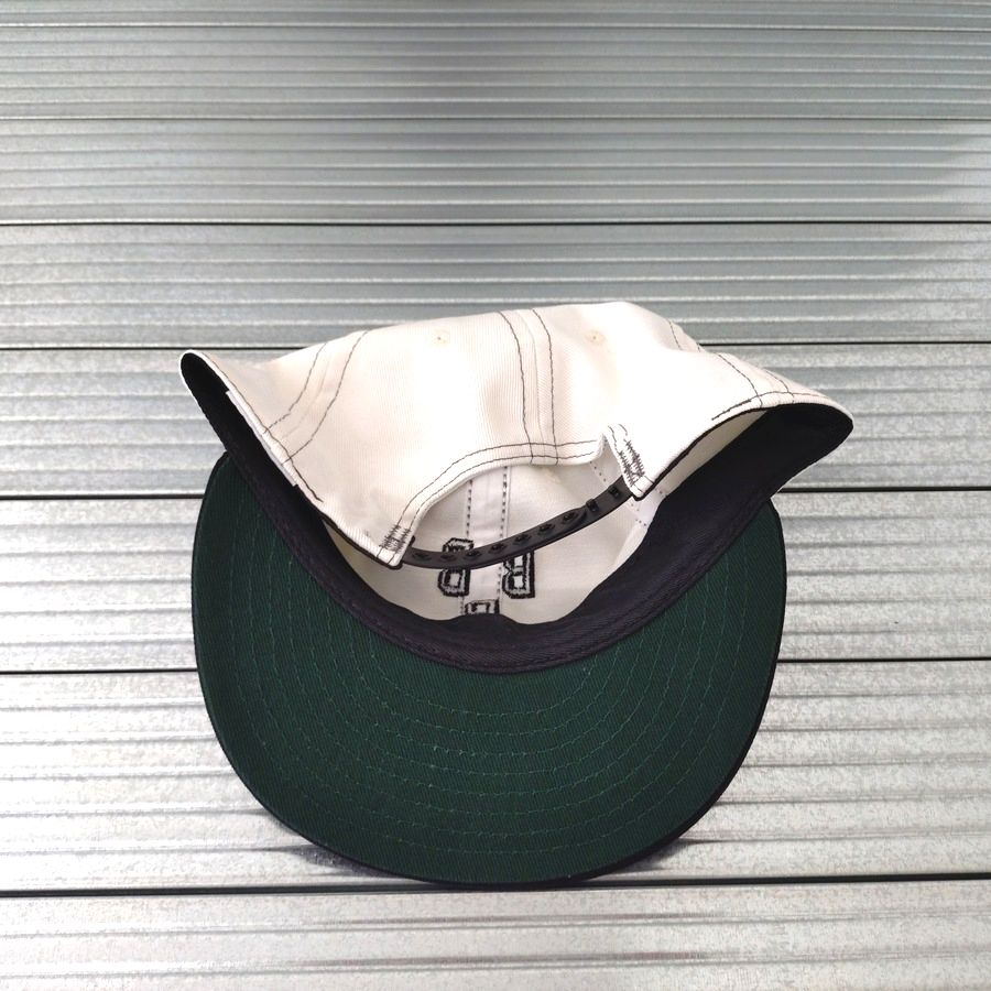 COOPERSTOWN BALL CAP / 1948 BIRMINGHAM BLACK BARONS / 2-TONE BASEBALL CAP / STITCH / WHITE×BLACK / ORGINAL S / SNAP / EXCLUSIVE / MADE IN USA