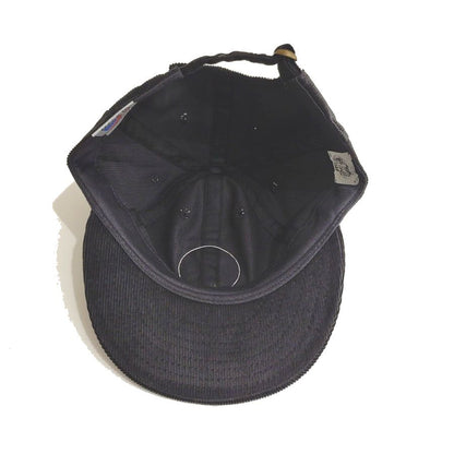 COOPERSTOWN BALL CAP / CORDUROY CAP / COOPERS PATCH  / BLACK / SOFT VISOR / PATCH / SPECIAL ORDER MODEL / MADE IN USA