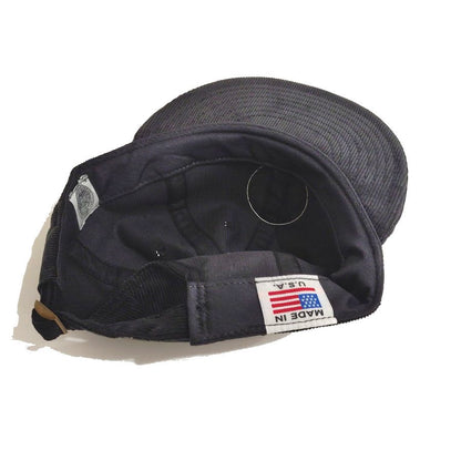 COOPERSTOWN BALL CAP / CORDUROY CAP / COOPERS PATCH  / BLACK / SOFT VISOR / PATCH / SPECIAL ORDER MODEL / MADE IN USA