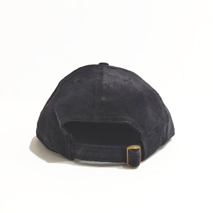 COOPERSTOWN BALL CAP / CORDUROY CAP / COOPERS PATCH  / BLACK / SOFT VISOR / PATCH / SPECIAL ORDER MODEL / MADE IN USA