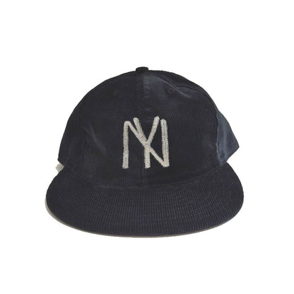 COOPERSTOWN BALL CAP / CORDUROY CAP / 1935 NEWYORK BLACK YANKEES / BLACK / SOFT VISOR / CHAN-STITCH / BLACK / SPECIAL ORDER MODEL / MADE IN USA
