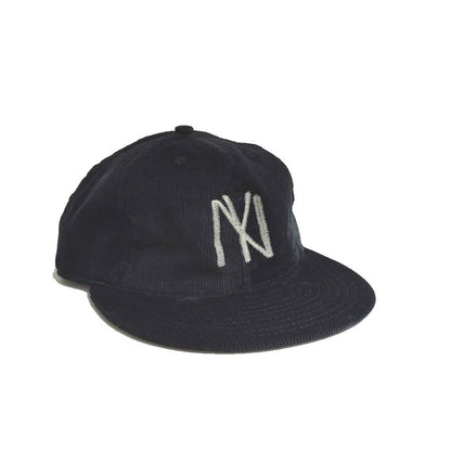 COOPERSTOWN BALL CAP / CORDUROY CAP / 1935 NEWYORK BLACK YANKEES / BLACK / SOFT VISOR / CHAN-STITCH / BLACK / SPECIAL ORDER MODEL / MADE IN USA