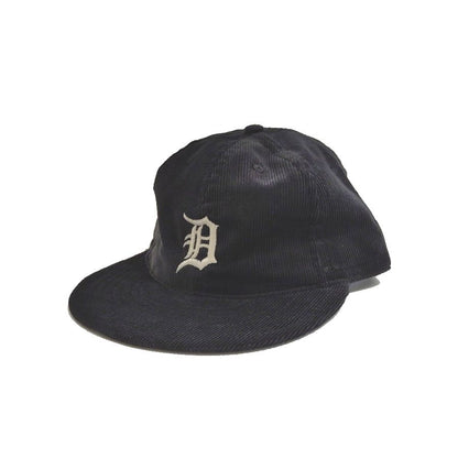 COOPERSTOWN BALL CAP / CORDUROY CAP / 1953 DALLAS EAGLES / BLACK / SOFT VISOR / BLACK / SPECIAL ORDER MODEL / MADE IN USA