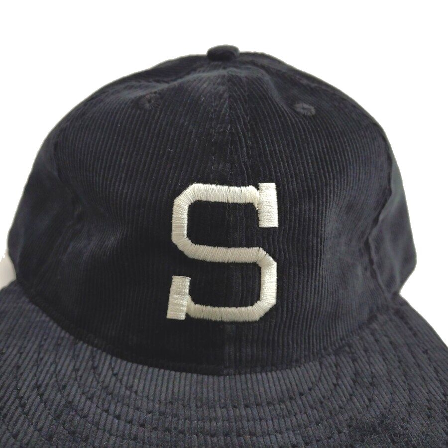 COOPERSTOWN BALL CAP / CORDUROY CAP / 1903 SPOKANE INDIANS  / BLACK / EXCLUSIVE / SOFT VISOR / SPECIAL ORDER MODEL / MADE IN USA