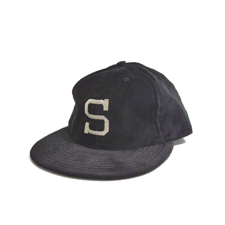 COOPERSTOWN BALL CAP / CORDUROY CAP / 1903 SPOKANE INDIANS  / BLACK / EXCLUSIVE / SOFT VISOR / SPECIAL ORDER MODEL / MADE IN USA