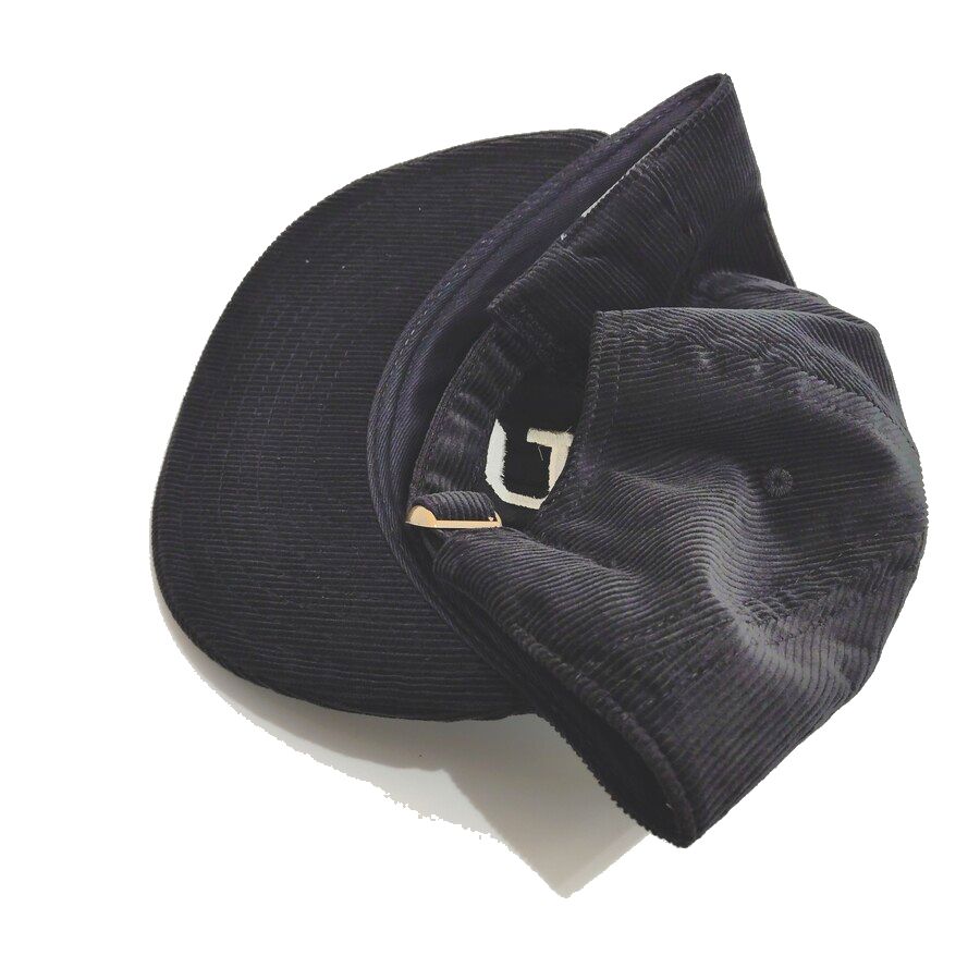 COOPERSTOWN BALL CAP / CORDUROY CAP / 1953 DALLAS EAGLES / BLACK / SOFT VISOR / BLACK / SPECIAL ORDER MODEL / MADE IN USA