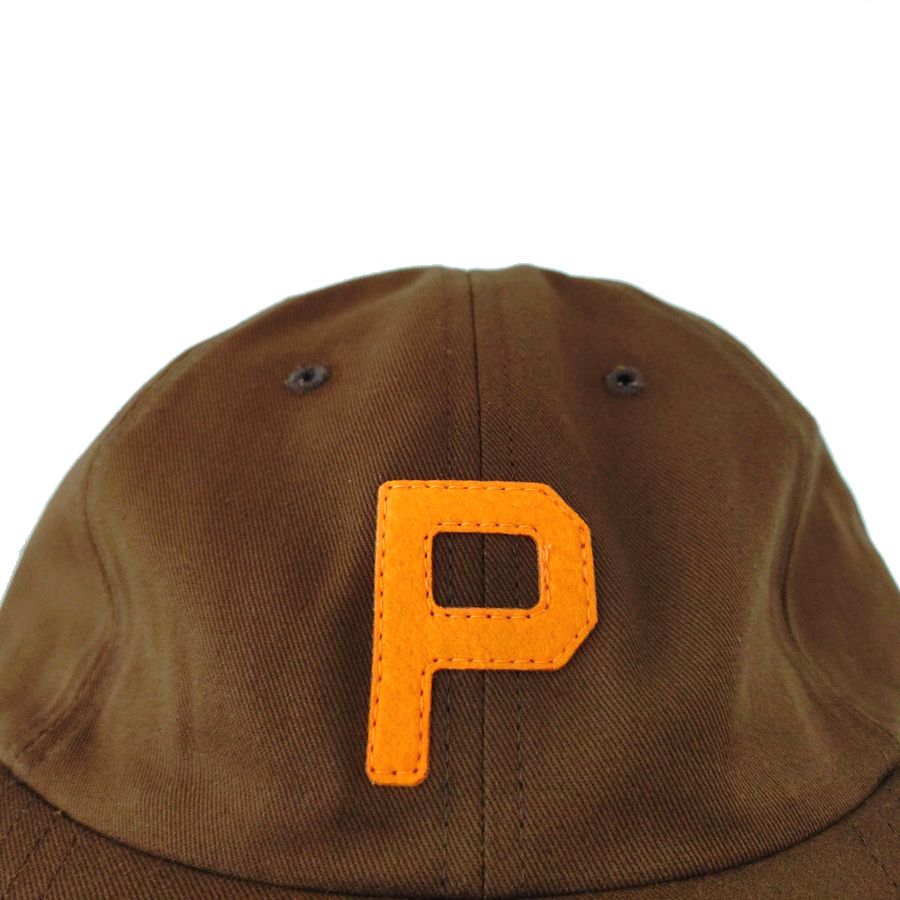 COOPERSTOWN BALL CAP / 1947 PORTLAND BEAVERS / BROWN / ORANGE FELT / SPECIAL ORDER COLOR / MADE IN USA