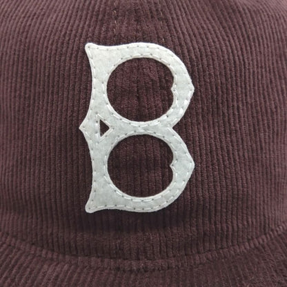 COOPERSTOWN BALL CAP / CORDUROY CAP / 1947 BALTIMORE ELITE GIANTS / BROWN / SOFT VISOR / FELT / SPECIAL ORDER MODEL / MADE IN USA