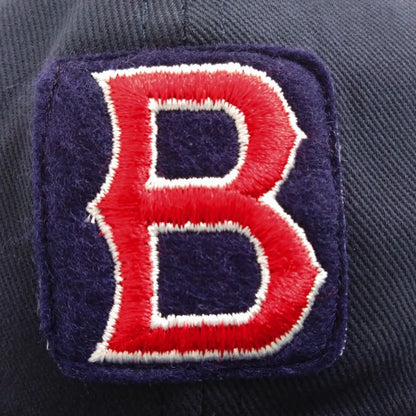 COOPERSTOWN BALL CAP / BOSTON RED SOX / VINTAGE PATCH / BRUSHED COTTON TWILL / SOFT VISOR / SNAP / NAVY / SPECIAL ORDER MODEL / MADE IN USA