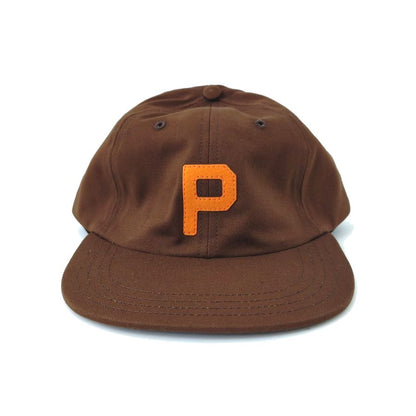 COOPERSTOWN BALL CAP / 1947 PORTLAND BEAVERS / BROWN / ORANGE FELT / SPECIAL ORDER COLOR / MADE IN USA