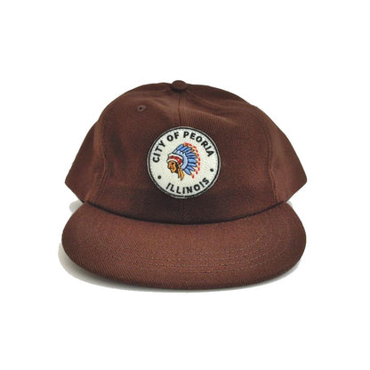 COOPERSTOWN BALL CAP / 1948 ROCK FORD PEACHES  / PATCH / WOOL SAGE / ２COLOR  / SNAP / MADE IN USA
