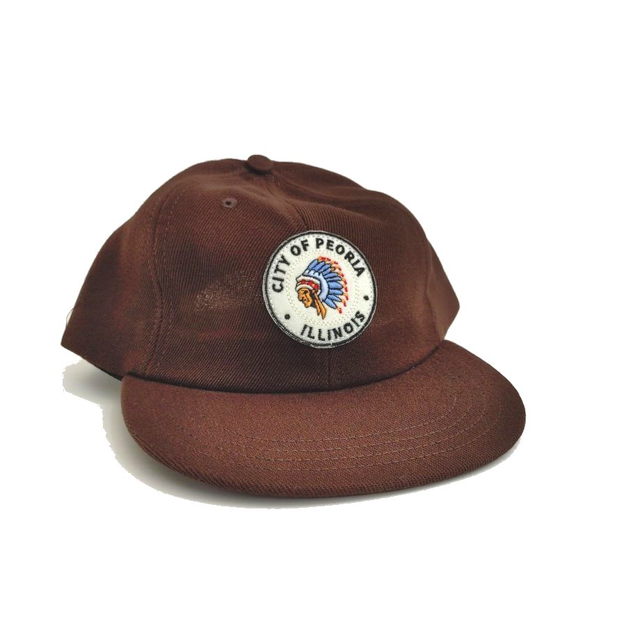 COOPERSTOWN BALL CAP / 1948 ROCK FORD PEACHES  / PATCH / WOOL SAGE / ２COLOR  / SNAP / MADE IN USA