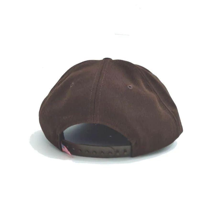 COOPERSTOWN BALL CAP / 1939 NEWARK EAGLES(Black Embroidery) / BROWN / SPECIAL ORDER COLOR / MADE IN USA