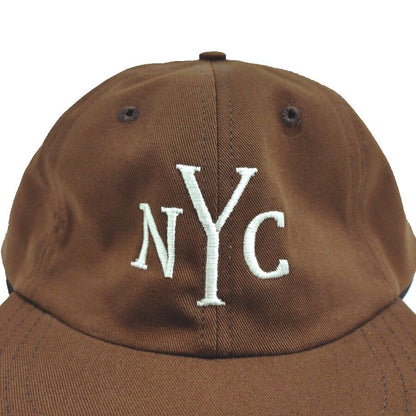 COOPERSTOWN BALL CAP / MOTIF-NEWYORK CITY（NYC) BROWE / SPECIAL ORDER COLOR / MADE IN USA