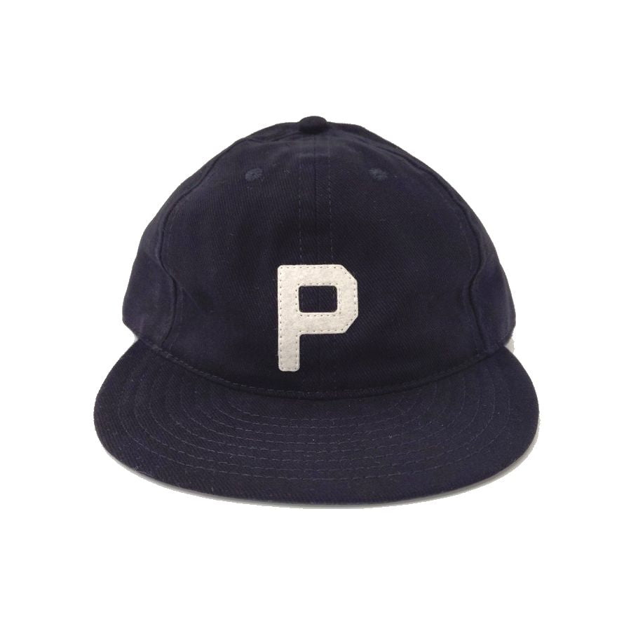 COOPERSTOWN BALL CAP / 1947 PORTLAND BEAVERS  / BRUSHED COTTON TWILL / SOFT VISOR / D-RING / BLACK / MADE IN USA
