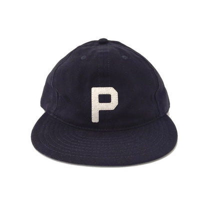 COOPERSTOWN BALL CAP / 1947 PORTLAND BEAVERS  / BRUSHED COTTON TWILL / SOFT VISOR / D-RING / BLACK / MADE IN USA