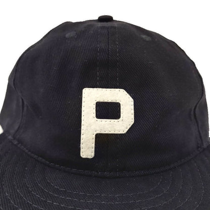 COOPERSTOWN BALL CAP / 1947 PORTLAND BEAVERS  / BRUSHED COTTON TWILL / SOFT VISOR / D-RING / BLACK / MADE IN USA