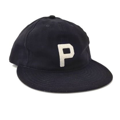 COOPERSTOWN BALL CAP / 1947 PORTLAND BEAVERS  / BRUSHED COTTON TWILL / SOFT VISOR / D-RING / BLACK / MADE IN USA