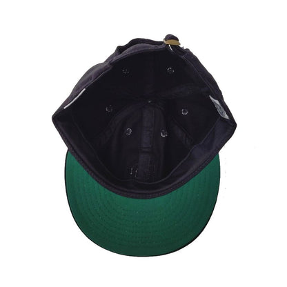 COOPERSTOWN BALL CAP / 1947 PORTLAND BEAVERS  / BRUSHED COTTON TWILL / SOFT VISOR / D-RING / BLACK / MADE IN USA