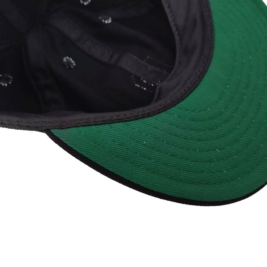 COOPERSTOWN BALL CAP / 1947 PORTLAND BEAVERS  / BRUSHED COTTON TWILL / SOFT VISOR / D-RING / BLACK / MADE IN USA