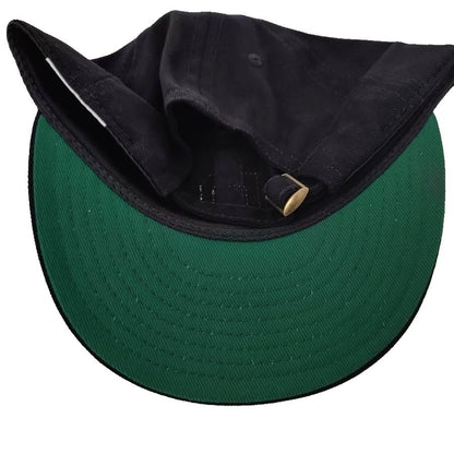 COOPERSTOWN BALL CAP / 1947 PORTLAND BEAVERS  / BRUSHED COTTON TWILL / SOFT VISOR / D-RING / BLACK / MADE IN USA