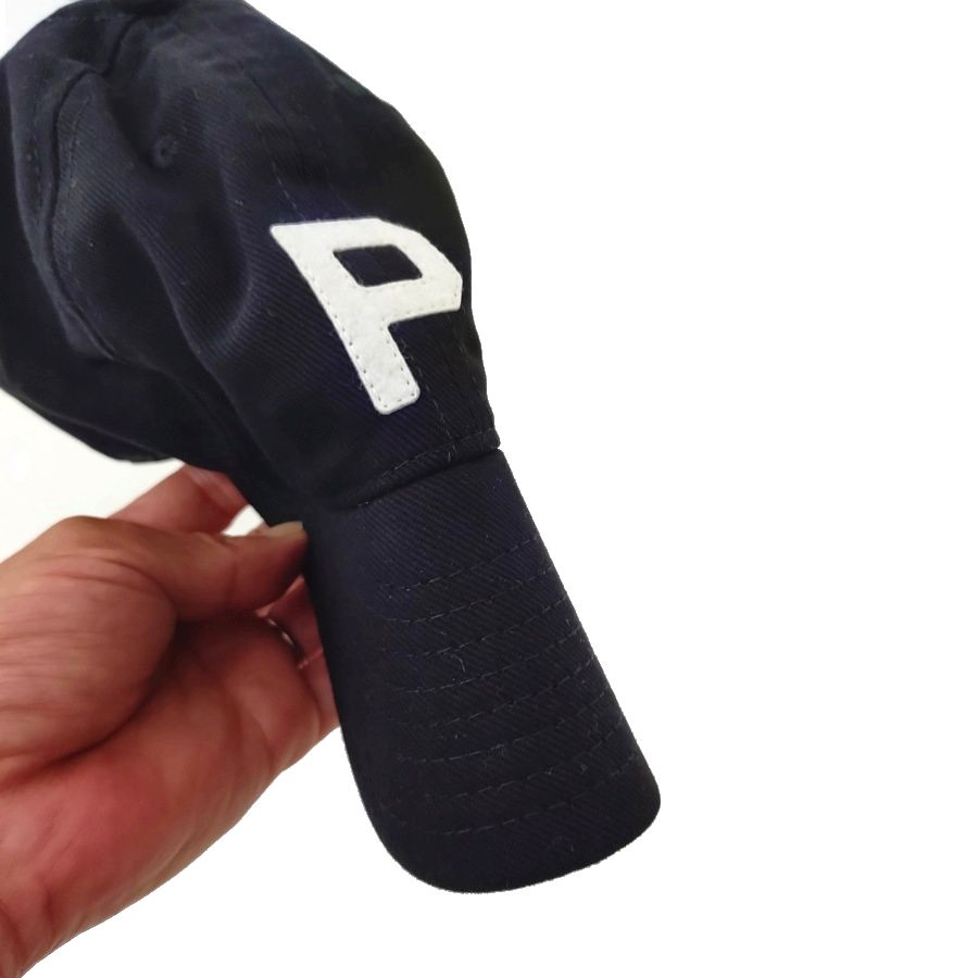 COOPERSTOWN BALL CAP / 1947 PORTLAND BEAVERS  / BRUSHED COTTON TWILL / SOFT VISOR / D-RING / BLACK / MADE IN USA