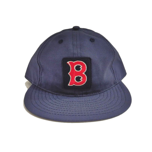 COOPERSTOWN BALL CAP / BOSTON RED SOX / SPECIAL ORDER MODEL / BRUSHED COTTON TWILL / SOFT VISOR / PATCH / NAVY /  MADE IN USA