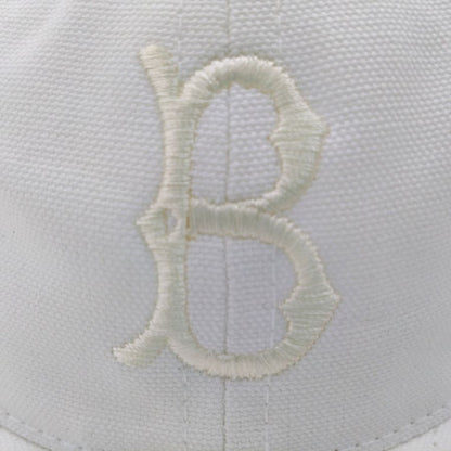 COOPERSTOWN BALL CAP / 1955 BROOKLYN DODGERS / SOFT / SPECIAL ORDER / SNAP / WHITE / MADE IN USA
