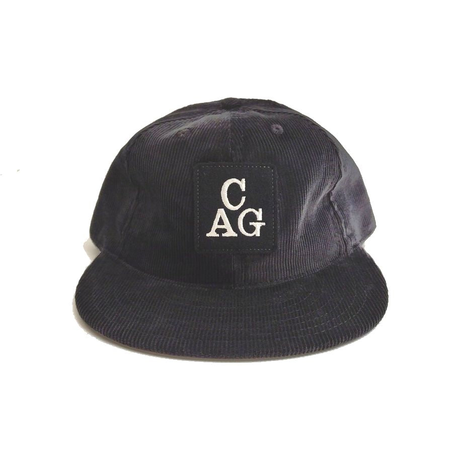 COOPERSTOWN BALL CAP / CORDUROY CAP / 1938 CHICAGO AMERICAN GIANTS  / BLACK / SOFT VISOR / PATCH / SPECIAL ORDER MODEL / MADE IN USA
