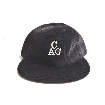 COOPERSTOWN BALL CAP / CORDUROY CAP / 1938 CHICAGO AMERICAN GIANTS  / BLACK / SOFT VISOR / PATCH / SPECIAL ORDER MODEL / MADE IN USA