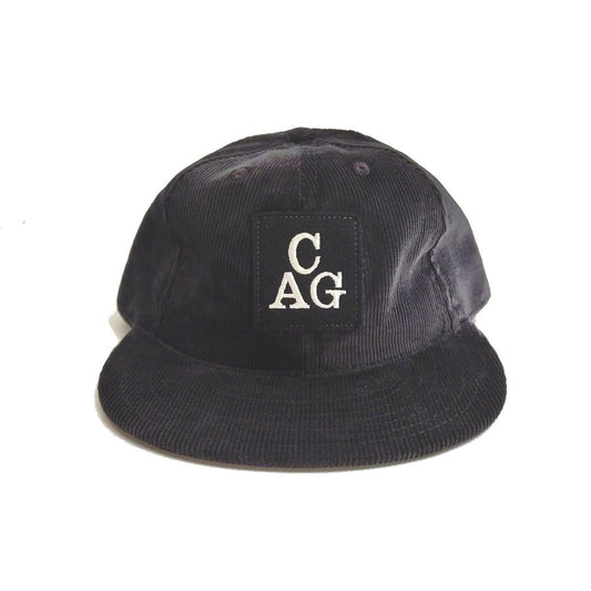 COOPERSTOWN BALL CAP / CORDUROY CAP / 1938 CHICAGO AMERICAN GIANTS  / BLACK / SOFT VISOR / PATCH / SPECIAL ORDER MODEL / MADE IN USA