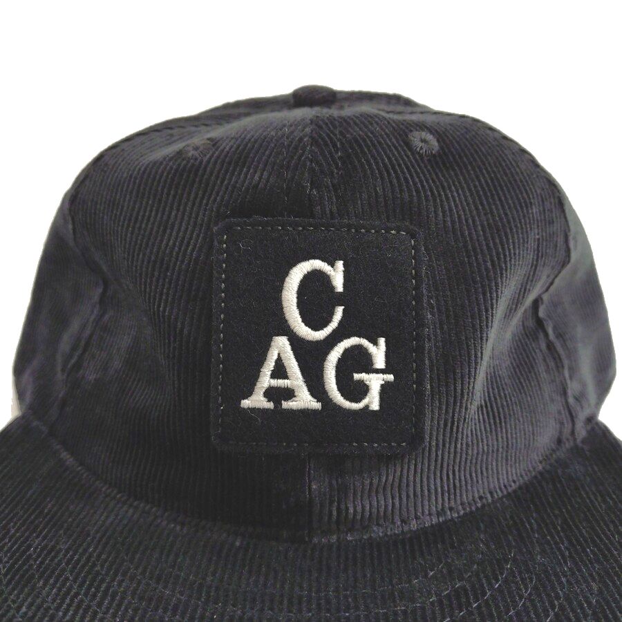 COOPERSTOWN BALL CAP / CORDUROY CAP / 1938 CHICAGO AMERICAN GIANTS  / BLACK / SOFT VISOR / PATCH / SPECIAL ORDER MODEL / MADE IN USA