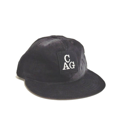 COOPERSTOWN BALL CAP / CORDUROY CAP / 1938 CHICAGO AMERICAN GIANTS  / BLACK / SOFT VISOR / PATCH / SPECIAL ORDER MODEL / MADE IN USA