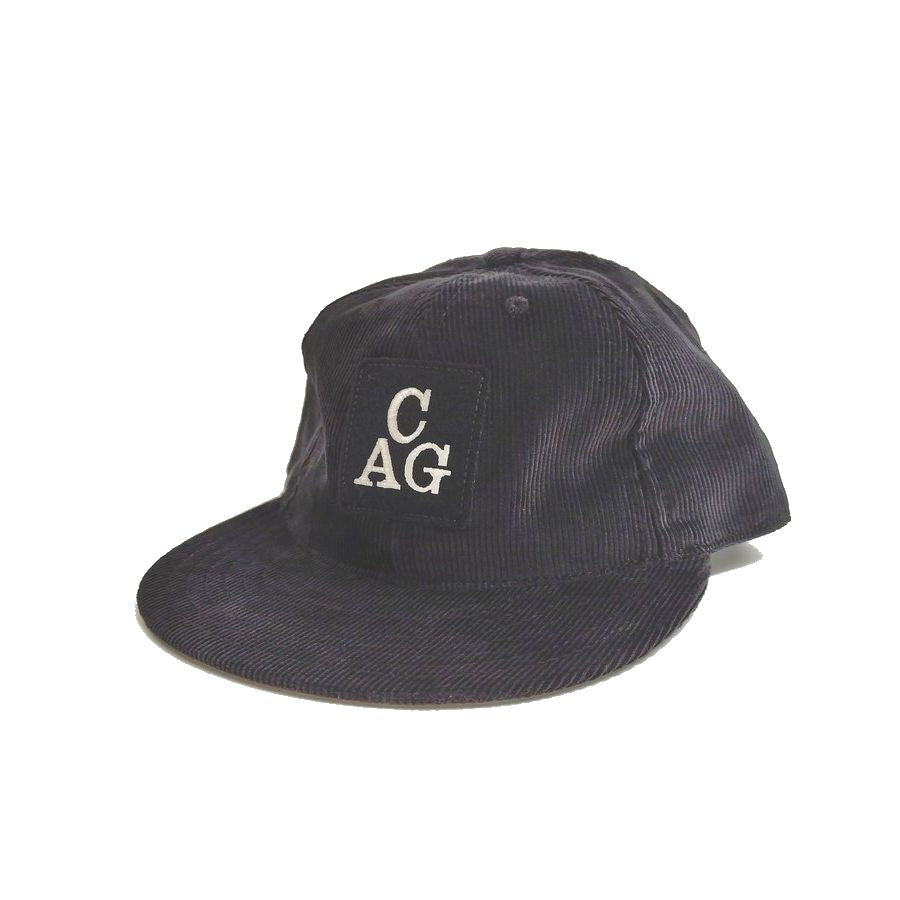 COOPERSTOWN BALL CAP / CORDUROY CAP / 1938 CHICAGO AMERICAN GIANTS  / BLACK / SOFT VISOR / PATCH / SPECIAL ORDER MODEL / MADE IN USA