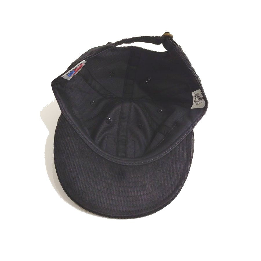 COOPERSTOWN BALL CAP / CORDUROY CAP / 1938 CHICAGO AMERICAN GIANTS  / BLACK / SOFT VISOR / PATCH / SPECIAL ORDER MODEL / MADE IN USA