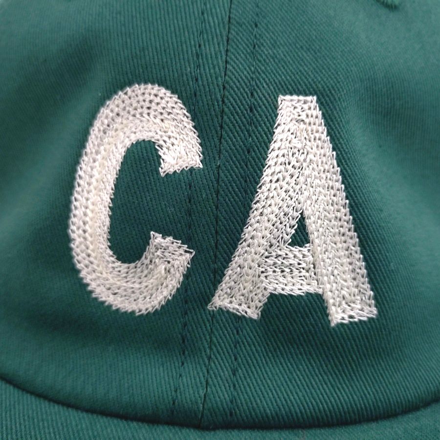 COOPERSTOWN BALL CAP / MOTIF-CALIFORNIA(CA) / CHAIN STITCH/ MADE IN USA