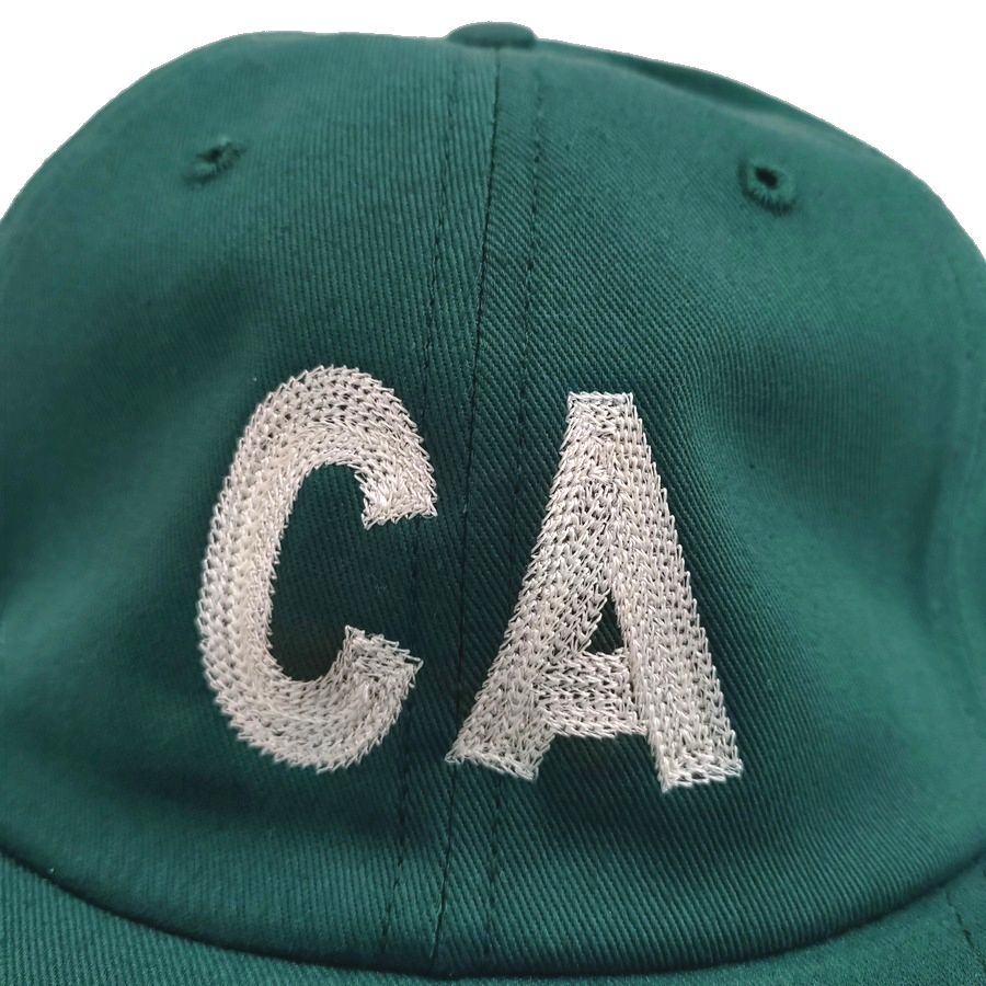 COOPERSTOWN BALL CAP / MOTIF-CALIFORNIA(CA) / CHAIN STITCH/ MADE IN USA